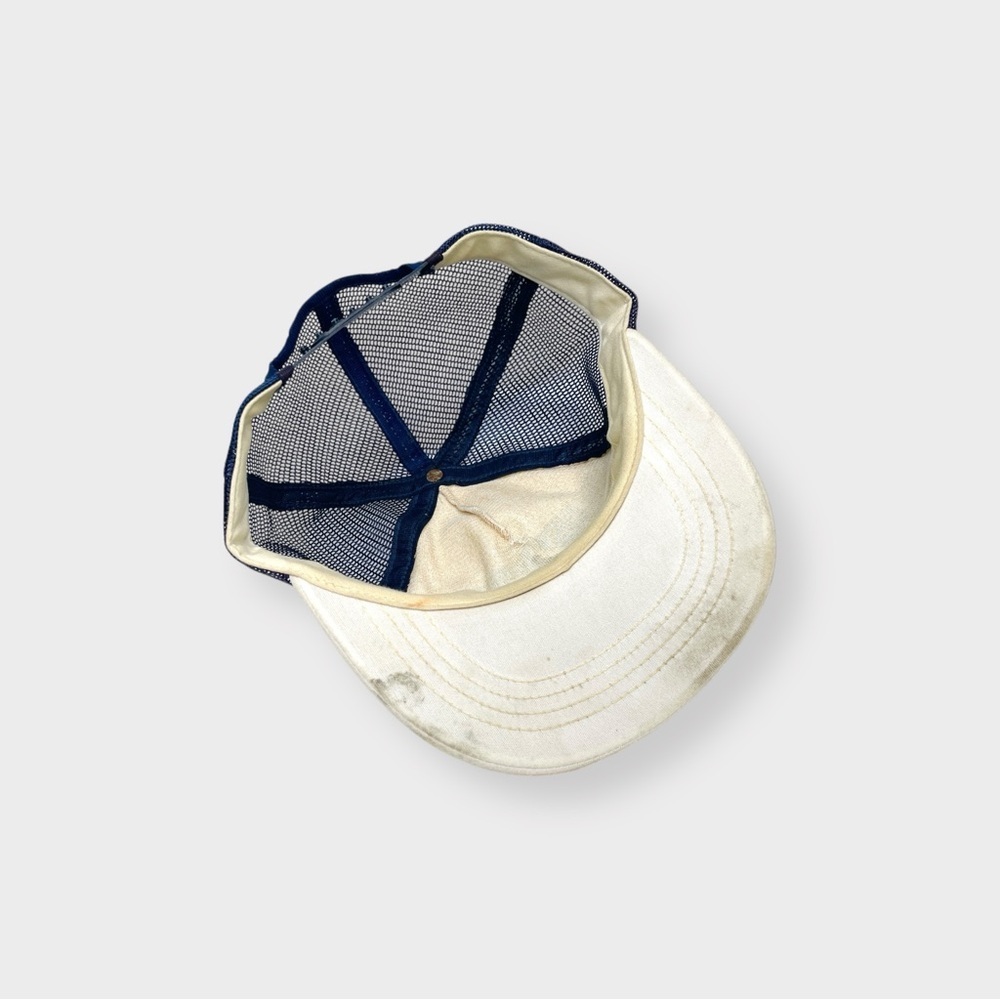 Vtg 80s 90s Utaaaaaah! Snapback Hat, Utah Ski Snow Trucker Hat, Thrashed Worn - Picture 5 of 7